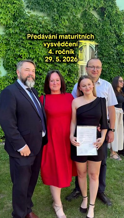 Maturitní vysvědčení 2026 - 4R