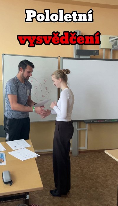 Pololetní vysvědčení 2026
