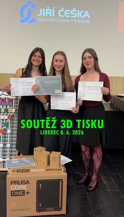 3D tisk Liberec 8-6-26