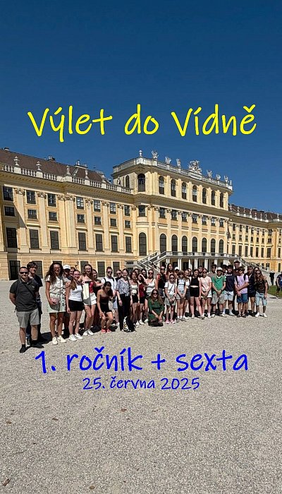 Vídeň 2025 - prváci